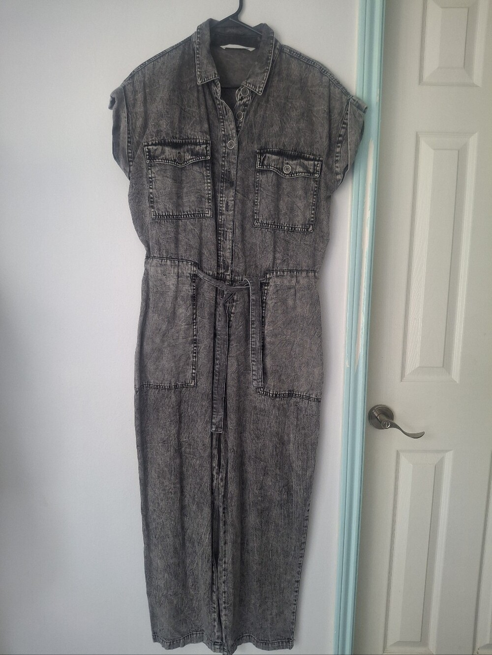 Denim Jumpsuit - Picture 2 of 13